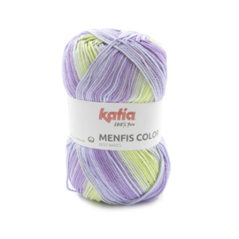 Katia Menfis Color 116 - Pastel-Medium paars-Groen
