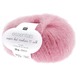 Rico Essentials Super Kid Mohair Loves  Silk 034 Candy Pink