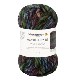 Wash+Filz-it! Multicolor 50 meter / 50 gram - Kleur 254