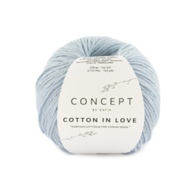 Katia Concept Cotton in Love 65 - Licht hemelsblauw