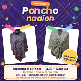 🧵✨ Ponchoworkshop bij Crea-Lana! ✨🧵