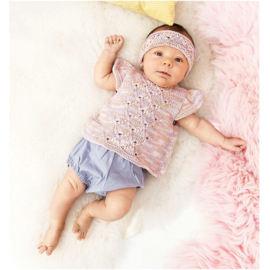 Rico Baby B Cotton Soft Print DK 024 roze-natuur