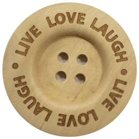 Durable 020.1035 Knoop Live Love Laugh 40mm, 2 stuks