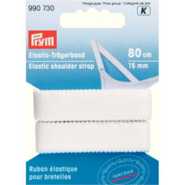 PRYM ELASTISCH SCHOUDERBAND 15MM WIT