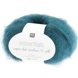 Rico Essentials Super Kid Mohair Loves  Silk 016 Teal