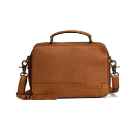 MUUD Lilly. Handgemaakt leren breitas 15x22x9cm - kleur WHISKY