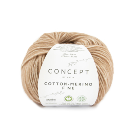 Katia Concept Cotton merino Fine 81 - Licht bruin