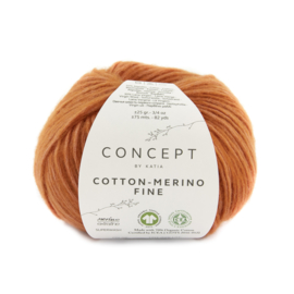 Katia Concept Cotton merino Fine 90 - Oranje