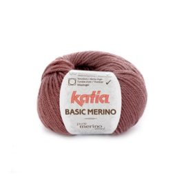 Katia Basic Merino 74 - Donker bleekrood