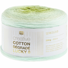 Rico Design Creative Cotton Dégradé Lucky 8 027 Aloe