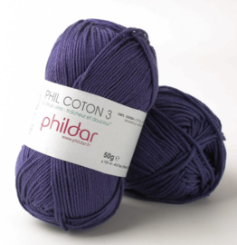 Phildar coton 3 Encre