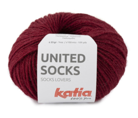 Katia United Socks 16 - Bordeauxpaars