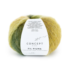 Katia Concept Piuma 300 - Groen-Oker