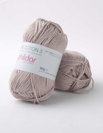 Phildar coton 3 Taupe