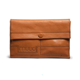 MUUD Hala. Handgemaakt leren haaketuit 17x28cm - kleur WHISKY
