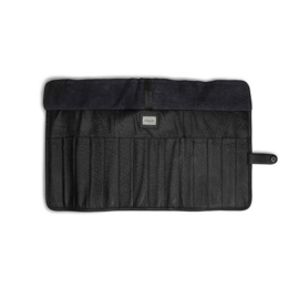 MUUD Bea. Handgemaakt leren etui voor breinaalden O25xO49OxØC10cm - kleur black