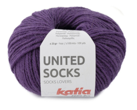 Katia United Socks 13 - Parelmoer-lichtviolet