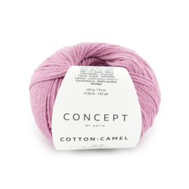 Katia Concept Cotton Camel 55 - Kauwgom roze