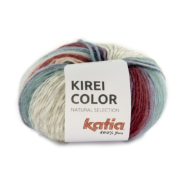 Katia Kirei color 305 - Bruinrood-Parelmoer-lichtgrijs-Blauw