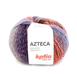 Katia Azteca 7896 - Kauwgom roze-Lila-Oranje