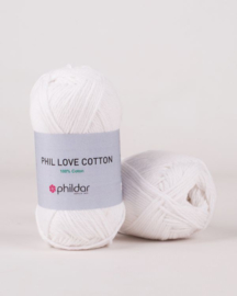 Phildar Love Cotton Blanc