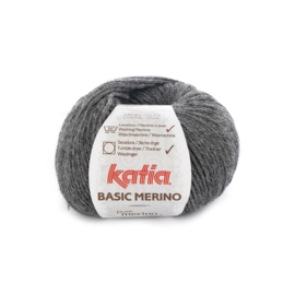 Katia Basic Merino 14 - Zeer donker grijs