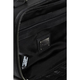 MUUD Lilly. Handgemaakt leren breitas 15x22x9cm - kleur black