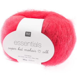 Rico Essentials Super Kid Mohair Loves  Silk 018 Melon