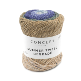 Katia Concept Summer Tweed Degradé 102 - Blauw-Bruin-Groen