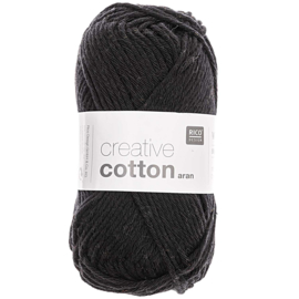 Rico Creative Cotton Aran 90 Black