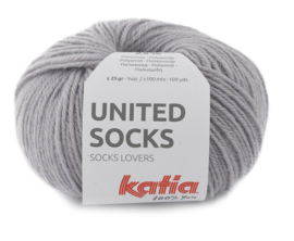 Katia United Socks 8 - Medium grijs