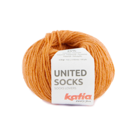 Katia United Socks 27 - Licht oranje