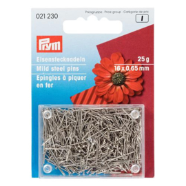 Prym Kopspelden ijzer 0.65x16mm zilver 021230