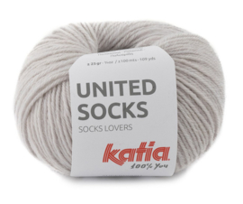 Katia United Socks 7 - Steengrijs
