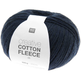 Rico Design Creative Cotton Fleece dk navy blue