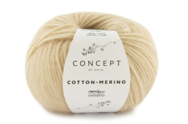 Katia Concept Cotton - Merino 136 - Medium beige