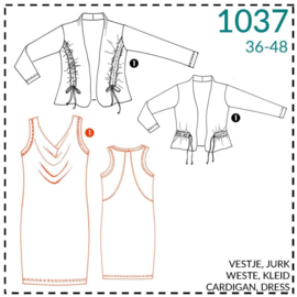 IT'S A FITS PATTERN  Losvallend Vestje (1037)