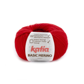 Katia Basic Merino 4 - Rood