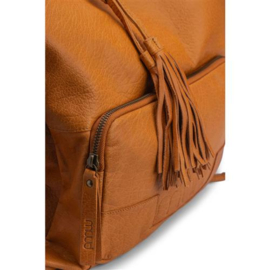 MUUD Libby. Handgemaakt leren tas voor diverse projecten 40x20cm - kleur WHISKY