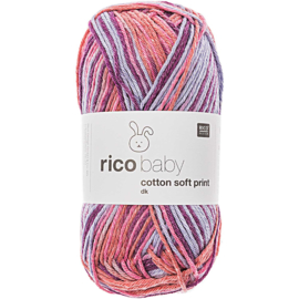 Rico Baby B Cotton Soft Print DK 022 lila-rood