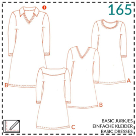 Patroon ABACADABRA Basis jurkje (0165)
