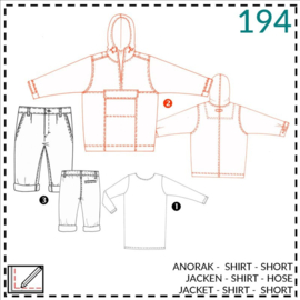 Patroon ABACADABRA Anorak (0194)