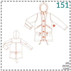 Patroon ABACADABRA Parka jas (0151)