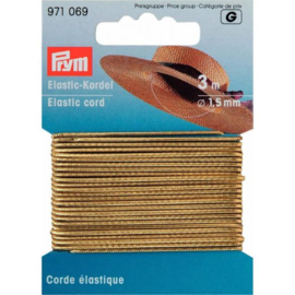 PRYM ELASTISCH KOORD 1.5MM GOUD