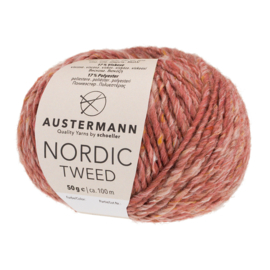 Austermann Nordic Tweed 02 rozenrood