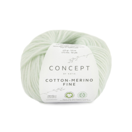 Katia Concept Cotton merino Fine 84 - Witgroen
