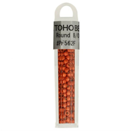 Toho glaskralen rond 8-0-6 x 4G kl pf562f