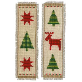 BLADWIJZER KIT GERUITE KERSTBOMEN SET VAN 2