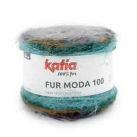 Katia Fur Moda 100 / 302 - Olieverf-Paars-Oker