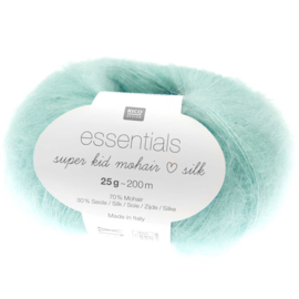 Rico Essentials Super Kid Mohair Loves  Silk 060  aquamarijn